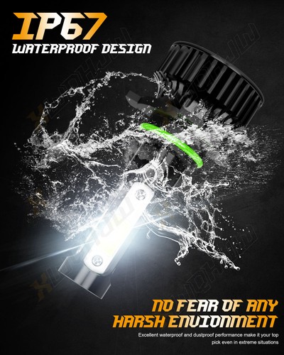 For Mazda CX-9 2007-2012 LED Headlight High Low Beam Fog Light Bulbs LED White - Foto 6 di 10