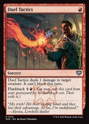 Magic- Duel Tactics / Duelltaktiken - Uc/Hexerei - Secrets of Strixhaven - EN/NM