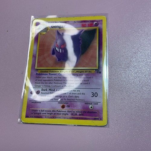 Gengar 20/62 fósil regular - Imagen 10 de 11