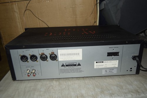 TASCAM 112B Cassette Recorder Reproducer With Manual **Repair Or Parts** - Picture 7 of 9