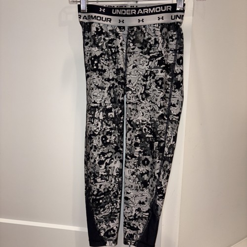 Under Armour Girl's Cropped Pants Youth Medium Pull On Activewear Athletic - Picture 1 of 7