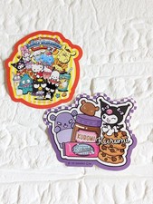 Sanrio Characters Kuromi Sticker Seal Set 2 pcs MIB Cute