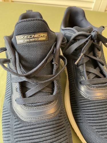 Damen-Schnürsneaker Skechers 10M BOBS Sport Squad Tough Talk Knit Navy - Bild 8 von 9