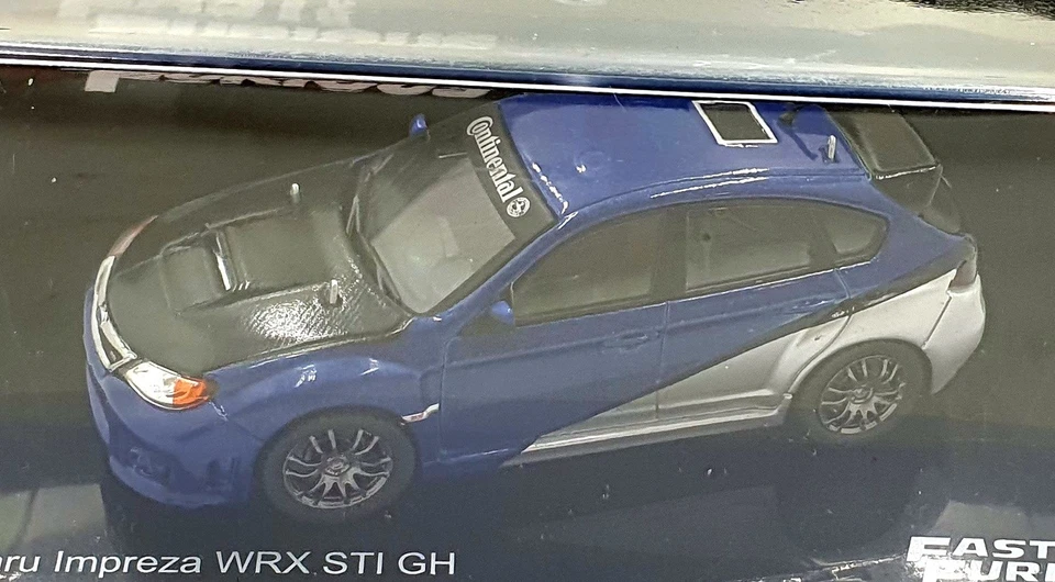 DeAgostini 1/43 Scale F220CMC050 Fast and Furious Subaru Impreza WRX STI GH Blue - Image 4 of 4