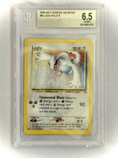 2000 Pokémon TCG Lugia Holo 9/111 Neo Genesis Unlimited BGS 6.5