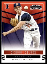 2015 Panini Contenders School Colors Tyler Jay Illinois Fighting Illini #4