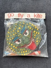 Vintage Chinese Centipede Kite Dragon Face Painted New Old Stock Paper