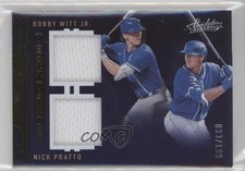 2022 Panini Absolute Team Tandem Materials 3/199 Bobby Witt Jr Nick Pratto 0w8