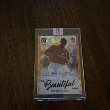 Dwight Yorke  the Beautiful Game Auto Orange Ice ManUnited Team Set 2022-23
