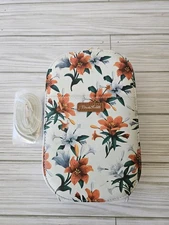 Monarque Signature Series Frida Kahlo Tiger Lily Mint Crossbody Bag Wallet Purse