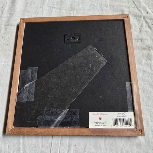 Kathy Seek Common Loon gerahmter Kunstdruck 1997 Heartfelt Collection Wasservögel 9x9 - Bild 3 von 4