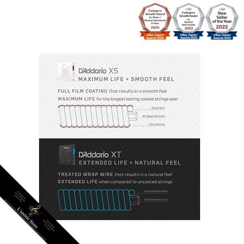 D'Addario Akustikgitarrensaiten XS Phosphorbronze beschichtet XSAPB1356-3P - Bild 6 von 7