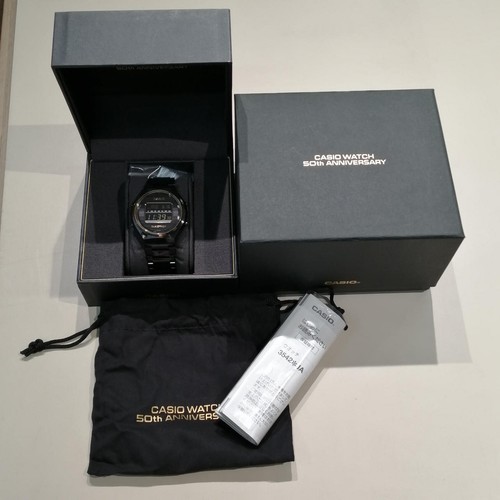CASIO CASIOTRON BLK/TRN-50ZE-1AJR Digital Watch Solar Power Black Japan - Picture 1 of 6