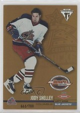 2001-02 Pacific Private Stock Titanium Draft Edition /780 Jody Shelley Rookie RC