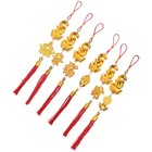 6 Pcs Year of The Snake Decorations Chinese New Delicate Style Pendant