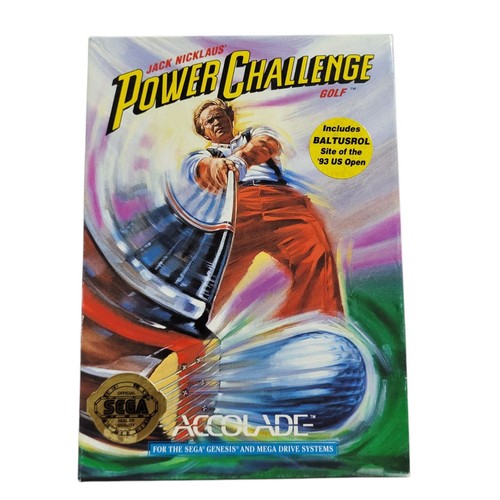 Videojuego de cartas coleccionables Jack Nicklaus Power Challenge Golf Sega Genesis  - Imagen 1 de 17