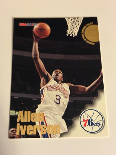 Allen Iverson #295 1996 Hoops card