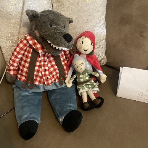 Edredón de juguete suave Ikea Lufsig Big Bad Wolf & Grandma Caperucita Roja - Imagen 2 de 9