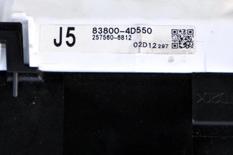 Lexus RX 450H mk4 2019-22 relojes de lavado de cara velocímetro cuadro de instrumentos 83800-4D550 Foto 3 de 3