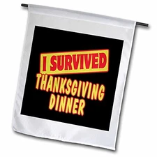 3dRose fl_118287_1 I Survived Thanksgiving Dinner Survial Pride Humor Design
