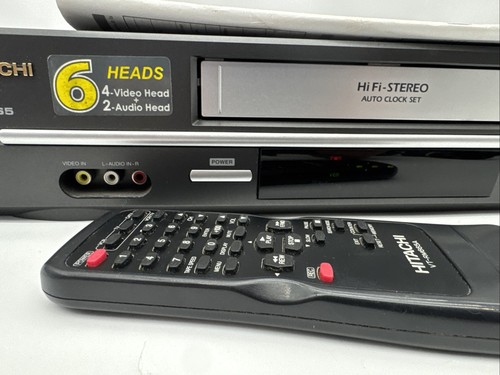 Hitachi VT-FX665A Videorecorder VHS Player/Recorder mit Fernbedienung & Handbuch 6 Köpfe getestet - Bild 2 von 5