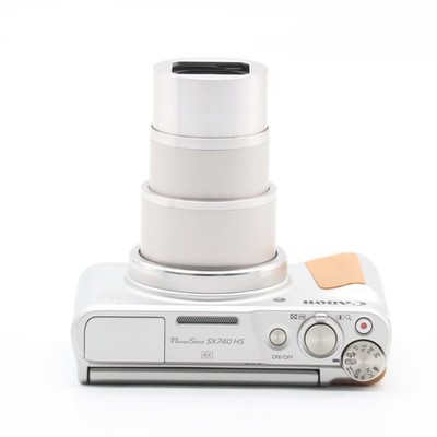 Canon PowerShot SX740 HS Silver Compact Camera 40x Zoom 4K Wi-Fi