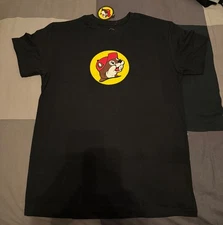 Bucees Buc-ees Logo T-Shirt  All Sizes  BUCEES Beaver Black TEE