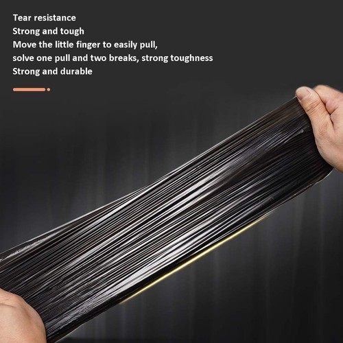Small Trash Bags,5 Rolls 46x60 Cm 100 PCS 4 100 Count (Pack of 1), Black - Picture 5 of 7