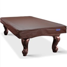 Heavy Duty Pool Table Cover, Waterproof 8.5 FT - 106"L 59"W 8"H Brown