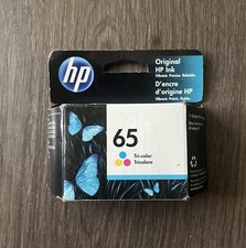 HP 65 Color Ink Cartridge 65 N9K01AN NEW GENUINE Exp 04/2022