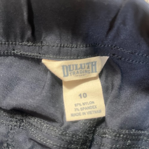 Duluth Trading Co. Damen Dry on the Fly Shorts 10" Schrittlänge schwarz Größe 10 Wandern - Bild 3 von 7