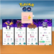 Shiny gigantamax❖venusaur❖Charmander❖Blastoise❖Gengar Background-Trade 20k&P❖T❖C