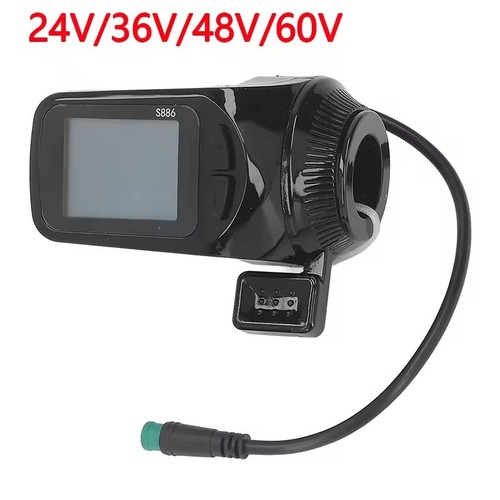 24V/36V/48V S886 Ebike LCD Display Panel Thumb Throttle For Electric Bicycle FS - Picture 14 of 17