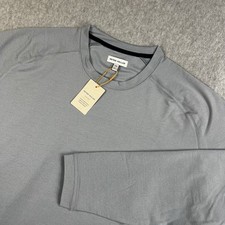 Peter Millar Crown Sport Performance Crewneck Pullover Sweater Golf Gray XXL