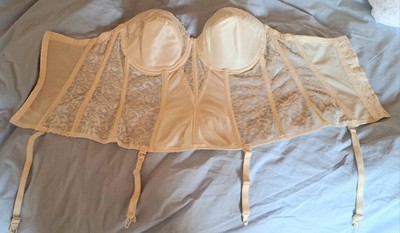 Lovely Carnival Merry Widow Boned Corset Shaper Sz 38DD Excellent Condition