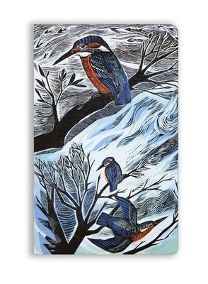 Angela Harding: Suffolk Kingfishers (Soft Touch Journal) | Flame Tree Publishing