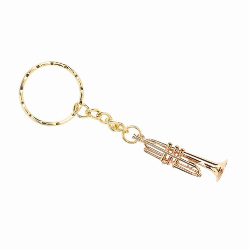 Musical Instruments Keychain Trumpet Pendant Key Ring Gift Decoration Gift US - Picture 2 of 22