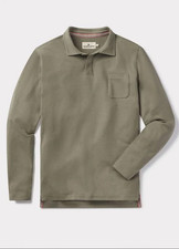 Normal Brand - Men's Puremeso Long Sleeve Weekend Polo - Moss - NWT - Size XL
