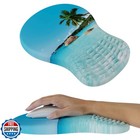 MEKASS Ergonomic Mouse Pad with Wrist Rest, Memory Foam Mousepad for Carpal T