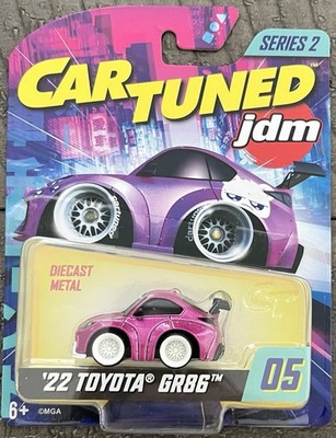 Car Tuned Series 2 JDM '22 Toyota GR86 #05 Magenta With White Rims
