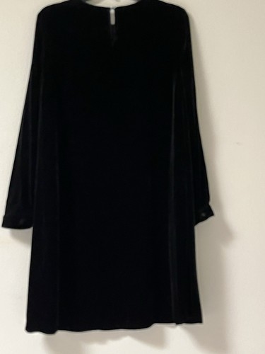 Eileen Fisher Black Velvet Dress Size XXS , Org Price 348, 85% OFF - Picture 5 of 7