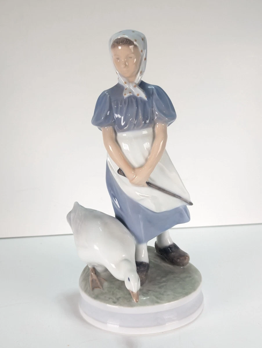 ロイヤルコペンハーゲン女性とガチョウのフィギュア Royal Copenhagen Goose Girl for sale | eBay