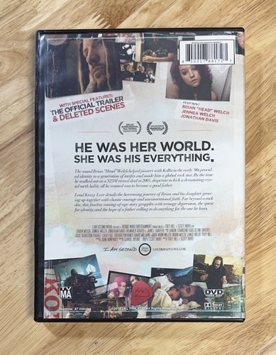 Loud Krazy Love - Brian “Head” Welch (DVD, 2018) Korn Documentary RARE OOP HTF - Picture 2 of 3