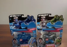 Mr Beast Lab Stretchy Hero Squishy Oozey Silver Panther Figure 5"boxes Damaged