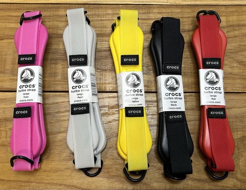 Crocs Replacement Turbo Strap - Lot of 5 Pairs - Size Large - Brand New
