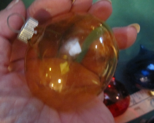 WW2 Vintage Shiny Brite Unsilber runder Pointie mehrfarbige Schachtel mit 9 Weihnachtsschmuck - Bild 7 von 21