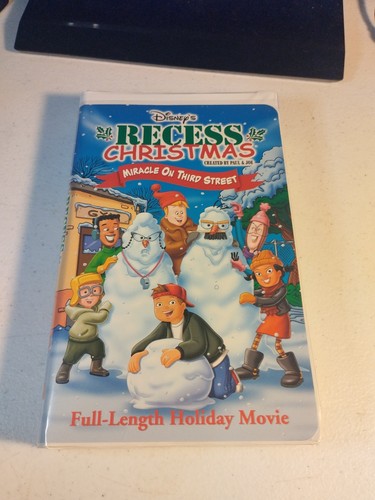Recess Christmas: Miracle on Third Street VHS Disney Clamshell - Imagen 2 de 8