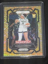 2024 Panini Prizm Monopoly WNBA Kamilla Cardoso Gold Millionaire Shimmer 412/500