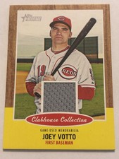 2011 Topps Heritage Clubhouse Collection Relics #JV Joey Votto Jersey - REDS
