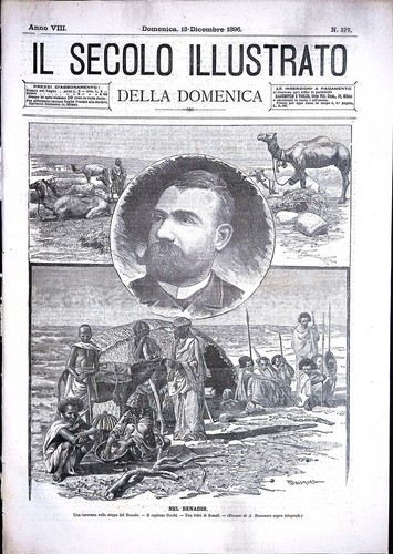 Il Secolo Illustrato 13 Dicembre 1896 Cecchi in Benadir Somalia Zuppetta Portici